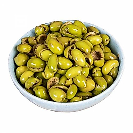 YEŞİL KIRMA ÇEKİRDEKSİZ ZEYTİN 1KG